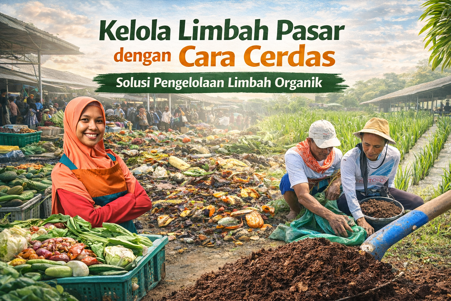 Kelola Limbah Pasar dengan Cara Cerdas